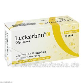 Lecicarbon E CO2-Laxans, 30 ST – PZN 4018818 из Германии