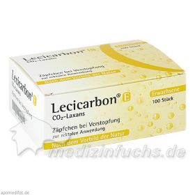 Lecicarbon E CO2-Laxans, 100 ST – PZN 4018882 из Германии