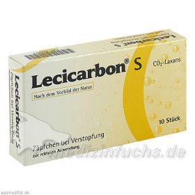 Lecicarbon S CO2-Laxans, 10 ST – PZN 4033574 из Германии