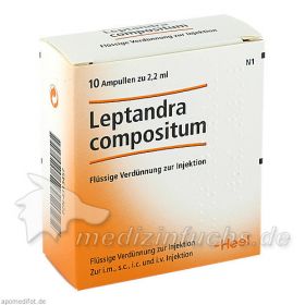 LEPTANDRA COMP, 10 ST – PZN 4313457 из Германии