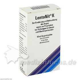 Lento Nit K Augentropfen, 10 ML – PZN 4407187 из Германии