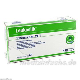 LEUKOSILK 5MX1.25CM, 24 ST – PZN 4593646 из Германии