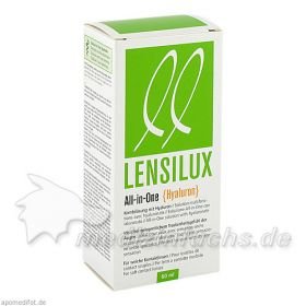 Lensilux All-in-One Hyaluron f.weiche Kontaktlinse, 60 ML – PZN 5976993 из Германии