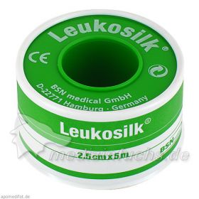 LEUKOSILK 5MX2.5CM, 1 ST – PZN 626225 из Германии