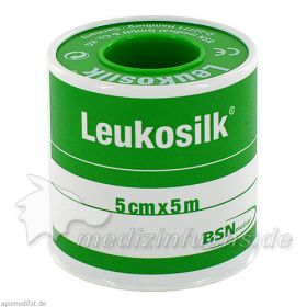 LEUKOSILK 5MX5CM, 1 ST – PZN 626231 из Германии