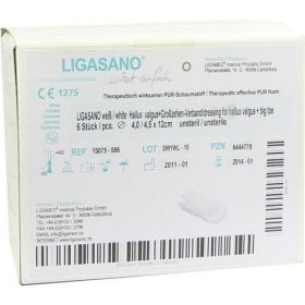 Ligasano weiß Hallux Valgus Poster, 6 ST – PZN 6444778 из Германии