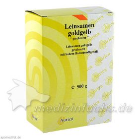 Leinsamen goldgelb geschrotet, 500 G – PZN 747035 из Германии