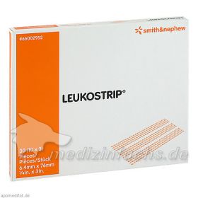 Leukostrip 6.4X76mm Einzelbtl., 10X3 ST – PZN 7610380 из Германии