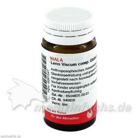 Lens Viscum comp. Globuli velati, 20 G – PZN 81547 из Германии