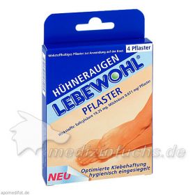 Lebewohl Hühneraugen Pflaster, 4 ST – PZN 9755349 из Германии