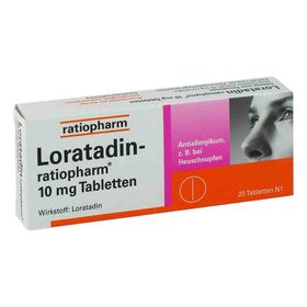 Loratadin-ratiopharm 10mg (20 stk) – PZN 142740 из Германии