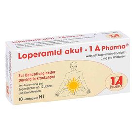 Loperamid akut-1A Pharma (10 stk) – PZN 1338066 из Германии