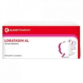 Loratadin AL 10mg (100 stk) – PZN 1653945 из Германии
