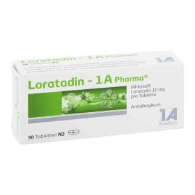Loratadin-1A Pharma (50 stk) – PZN 1879112 из Германии