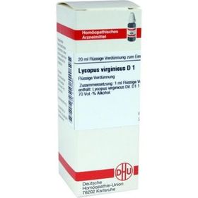 Lycopus Virg. D 1 Dilution (20 ml) – PZN 2103460 из Германии