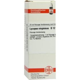 Lycopus Virg. D 12 Dilution (20 ml) – PZN 2617555 из Германии