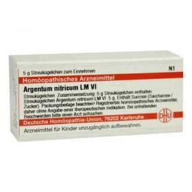 Lm Argentum Nitricum Vi Globuli (5 g) – PZN 2658666 из Германии