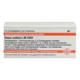 Lm Hepar Sulfuris Xviii Globuli (5 g) – PZN 2659358 из Германии