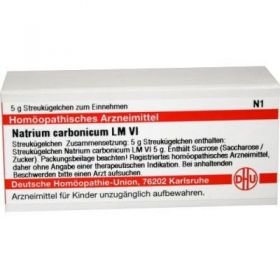 Lm Natrium Carbonicum Vi Globuli (5 g) – PZN 2659766 из Германии