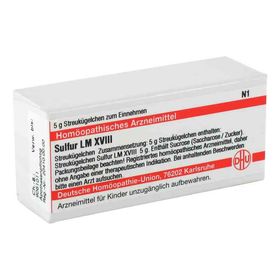 Lm Sulfur Xviii Globuli (5 g) – PZN 2660120 из Германии