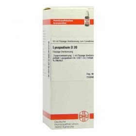 Lycopodium D 30 Dilution (50 ml) – PZN 2810335 из Германии