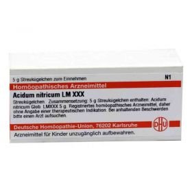 Lm Acidum Nitricum Xxx Globuli (5 g) – PZN 2821899 из Германии