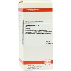 Lycopodium D 2 Tabletten (200 stk) – PZN 2926612 из Германии