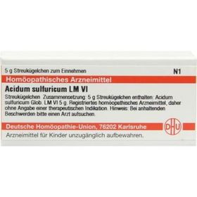 Lm Acidum Sulfuricum Vi Globuli (5 g) – PZN 4500834 из Германии