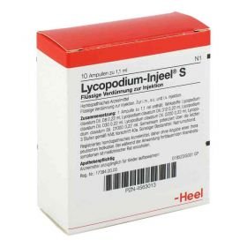 Lycopodium Injeel S Ampullen (10 stk) – PZN 4563013 из Германии