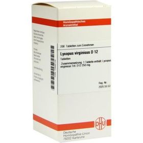 Lycopus Virg. D 12 Tabletten (200 stk) – PZN 7458104 из Германии