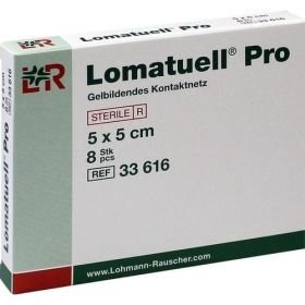 Lomatuell Pro 5x5cm steril, 8 ST – PZN 10005091 из Германии
