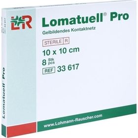 Lomatuell Pro 10x10cm steril, 8 ST – PZN 10005116 из Германии