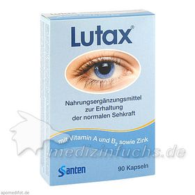 LUTAX 10mg LUTEIN, 90 ST – PZN 1045016 из Германии