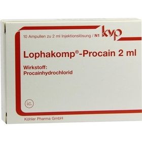 Lophakomp Procain 2ml, 10X2 ML – PZN 123926 из Германии