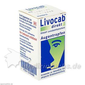 LIVOCAB direkt Augentropfen, 3 ML – PZN 1578468 из Германии