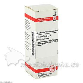 LYCOPODIUM D 4, 20 ML – PZN 1777334 из Германии
