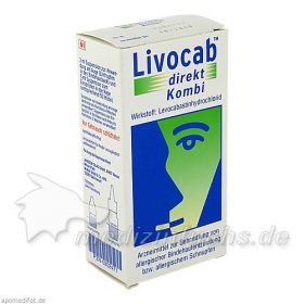 LIVOCAB direkt Kombi 3 ml Augentr.+5 ml Nasenspray, 1 P – PZN 202471 из Германии