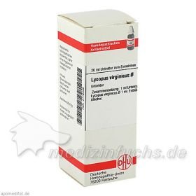 LYCOPUS VIRG URT, 20 ML – PZN 2118438 из Германии