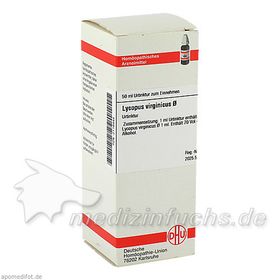 LYCOPUS VIRG URT, 50 ML – PZN 2118444 из Германии