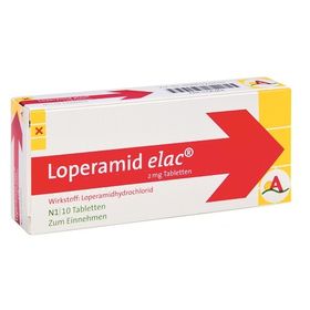 Loperamid elac 2mg Tabletten, 10 ST – PZN 236464 из Германии