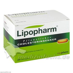 LIPOPHARM PFLANZLICHER CHOLESTERINSENKER, 200 ST – PZN 2478728 из Германии