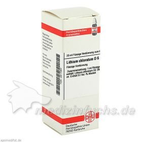 LITHIUM CHLORAT D 6, 20 ML – PZN 2617064 из Германии