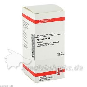 LYCOPODIUM D 6, 200 ST – PZN 2633235 из Германии