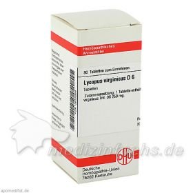 LYCOPUS VIRG D 6, 80 ST – PZN 2633264 из Германии