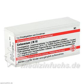 LM GELSEMIUM VI, 5 G – PZN 2659269 из Германии