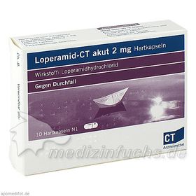 LOPERAMID-CT akut 2 mg Hartkapseln, 10 ST – PZN 2663992 из Германии