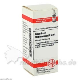 LM CAUSTICUM HAHNEMA VI, 10 ML – PZN 2668021 из Германии