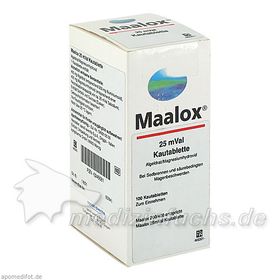 MAALOX 25 mVal, 100 ST  – PZN 2900794 из Германии