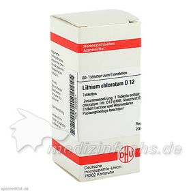 LITHIUM CHLORAT D12, 80 ST – PZN 2926351 из Германии