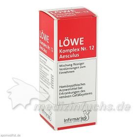 LÖWE-Komplex Nr.12 Aesculus, 100 ML – PZN 3068866 из Германии